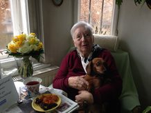 Das Geburtstagskind Frau Margarete K.