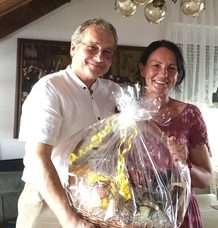 Antonius Gebietsleiter für Wien Herr Dieter Eisenreich und Personenbetreuerin Frau Jana K. aus der Slowakei